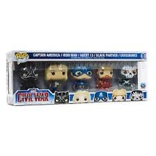 Captain America: Civil War Pop! Vinyl – Black Panther, Agent 13, Captain America, Iron Man and Crossbones 5-Pack